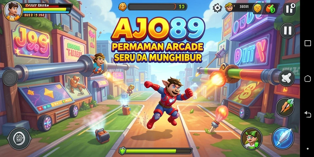 Gameplay seru AJO89 dengan grafis yang menarik.