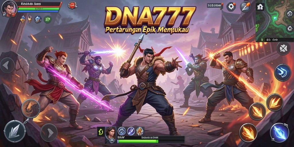 Tampilan menarik dari pertarungan seru di DNA777.