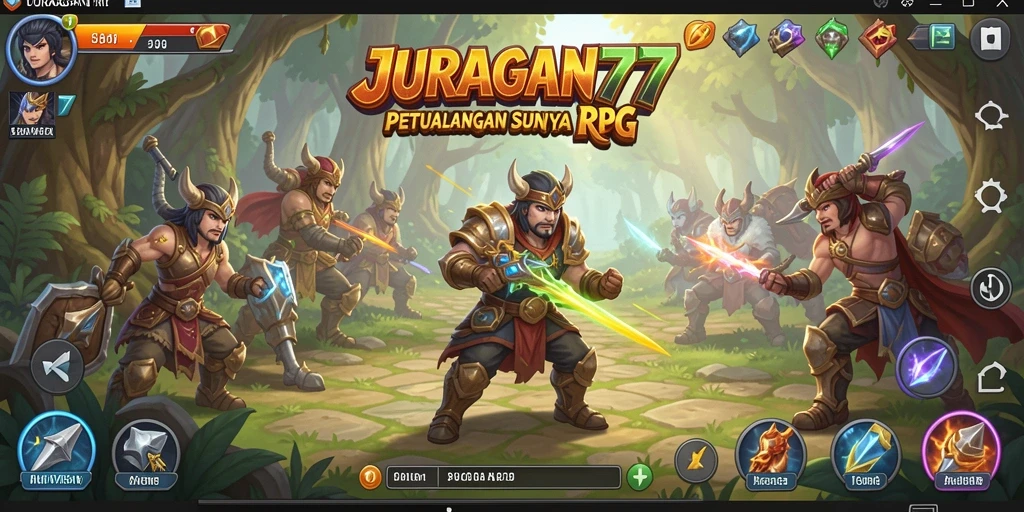 Tampilan gameplay JURAGAN77 yang seru dan menantang.