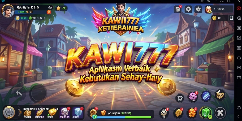Tampilan antarmuka KAWI777 yang sederhana dan fungsional.