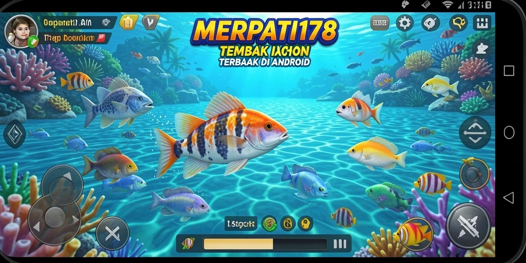 Tangkapan layar gameplay MERPATI178 yang penuh aksi Tembak Ikan.