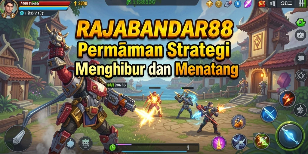 Tampilan menarik dari gameplay strategi RAJABANDAR88 yang seru.