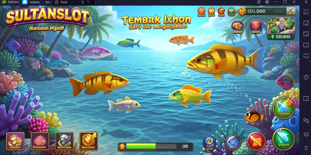 Gameplay Tembak Ikan yang menegangkan dan menyenangkan di SULTANSLOT