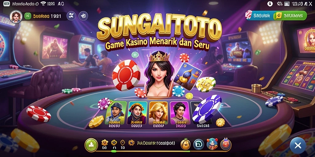 Tampilan Gameplay SUNGAITOTO dengan pengalaman Kasino yang mengasyikkan.