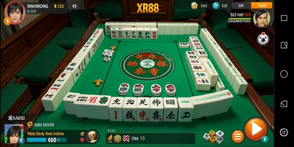 Tampilan gameplay Mahjong XR88 yang menarik dan interaktif.